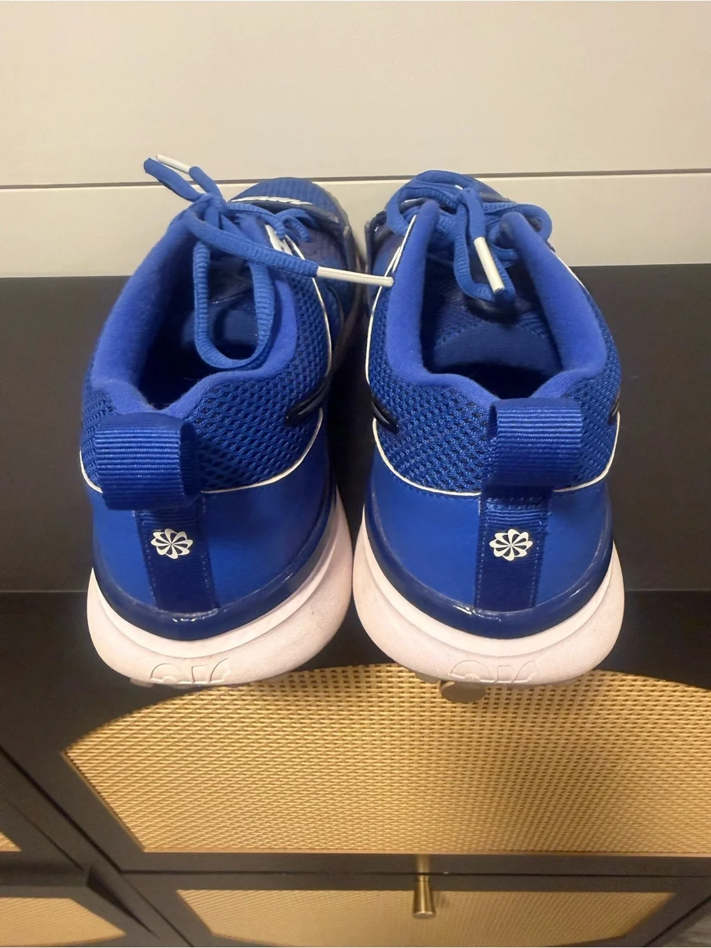 Nike Air Zoom Diamond Elite Mens 11 Blue Athletic baseball turf shoes